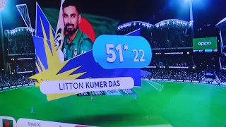 Liton Das 52 from 21 | Bangladesh vs India t20 world cup 2022 | Liton das innings vs India ♥♥
