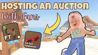 Hosting An *AUCTION* with Fans! | Wild Horse Islands