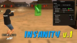 INSANITY v.1 - СЛИВ ПРИВАТ МУЛЬТИ-ЧИТА / SILENT AIM / WH / FAKE LAGS / ANTI-STUN / FPS BOOST / SAMP