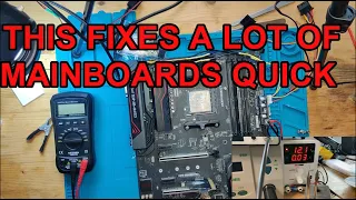 This simple fix can bring your Mainboard back to life MSI X370 Gaming Motherboard repair