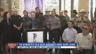 Sheriffs suing over new gun control laws