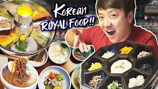 Trying Foods KOREAN EMPERORS Ate! Korean ROYAL Cuisine Food Review