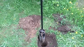 Homemade drill from the pipe.