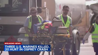 3 US Marines killed, 20 injured in aircraft crash in Australia