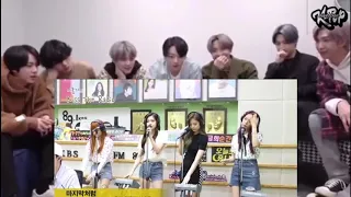 BTS - reaction - Blackpink - As if it's your last - In cool FM KBS #kpop