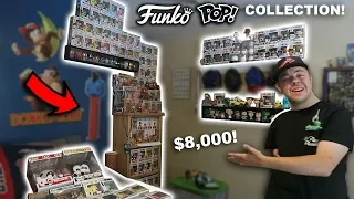 My Entire Funko Pop Collection! $8,000 (Grails, Chase, Exclusives)