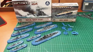 #TTH Unboxing & Review. Victory at Sea. Royal Navy set + HMS Hood