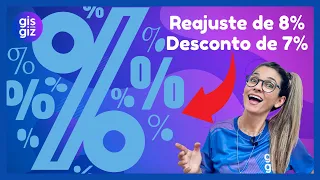 QUESTÕES DE  PORCENTAGEM | REAJUSTE E DESCONTO | Prof. Gis/