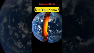 Earth Core is Hotter than surface of the Sun ☀️🌍😮 #shorts #education #generalknowledge