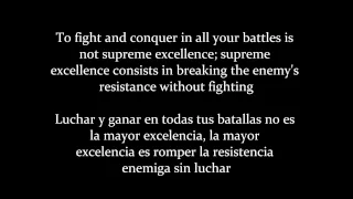 Sabaton ~ Art of War [English Lyrics and Spanish Subs.]