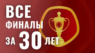 Все финалы Кубка России / 1992 - 2021