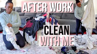 ULTIMATE AFTER WORK SPEED CLEANING MOTIVATION! WORKING MOM DAILY CLEANING SCHEDULE | CLEAN WITH ME