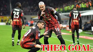 Theo Hernandez Goal vs Atalanta | Goal & Celebration