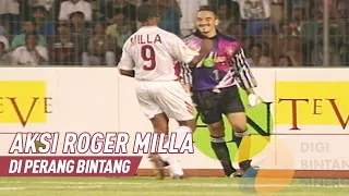 Aksi Roger Milla Saat Perang Bintang Liga DUNHILL 1995