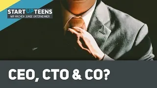 CEO, CTO, CFO, und Co. - Chief Titel einfach erklärt