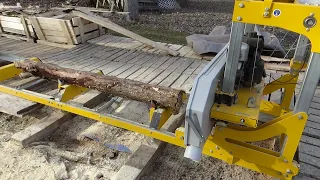 Frontier OS23 sawmill new blade check, Feb 25, 2025