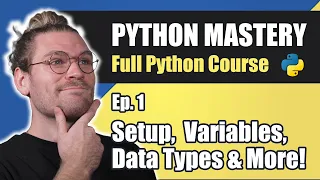 Learn Python for Beginners - Full Python Course - Ep. 1 - Getting Started with Python