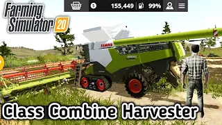 Class Combine Harvester Work in Oat Farm Farming Simulator 20 | Timelapse #skullgaming