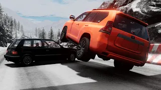 Satisfying Rollover Crashes - BeamNG Drive