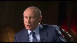 Путин о геях каналу CBS 2015
