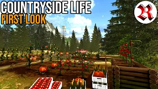 Growing My First Crops To Sell At My Market | Countryside Life Simulator