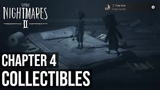 All Collectibles - Chapter 4 - Glitching Remains and Hats (Pale Kids Trophy) - Little Nightmares 2