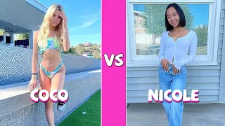 Coco Quinn Vs Nicole Laeno TikTok Dances Compilation (June 2021)