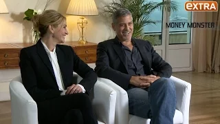 George Clooney & Julia Roberts Talk Carpool Karaoke, Politics and 'Money Monster' at Cannes