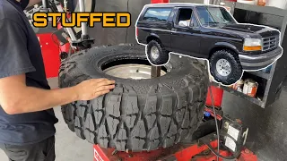 Fitting WIDE TIRES on Stock Wheels with NO LIFT!