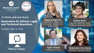 Generative AI  Ethical, Legal, and Technical Questions