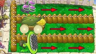 Cob Cannon Vs  99 Gatling Pea Vs Chomper Vs Giga Gargantuar Vs Dr. Zomboss - Plants vs Zombies Hack