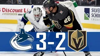 Canucks vs Golden Knights | Highlights (Oct. 24, 2018) [HD]