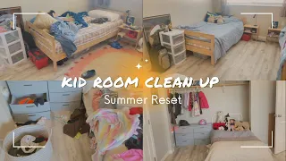 Kid Room Clean Up - shared room - SUMMER RESET