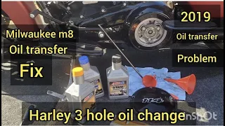 Harley M8 3 hole oil change and transfer fix. Tranny to primary oil transfer fix. life pranks