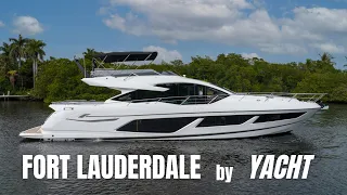 Cruising Fort Lauderdale's New River on a Yacht | Boating Journey