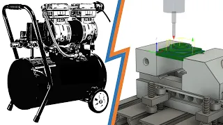 Чиллстрим - Новый компрессор + осваиваем оффсеты инструмента в Mach3 и Fusion 360 (ЧПУканье #4)