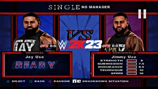 WWE HCTP 2K23 MOD ISO | JEY USO VS JIMMY USO GAMEPLAY ANDROID