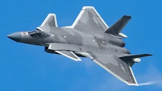 J-20 Making a Hole In the Clouds