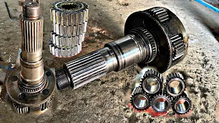 Truck High Low Transmission Gear Restoration / Repairing Primary Shaft on a Truck / A Mechanics