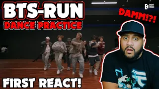 RUN BTS (Dance Practice) | FIRST REACTION!