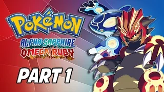 Pokemon Omega Ruby & Alpha Sapphire Walkthrough Part 1 - Return to Hoenn! (3DS Gameplay Commentary)