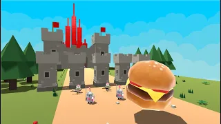 Giant Food destroy the Skyscraper 🏙 Marble Race
