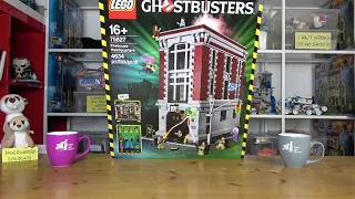 Live - LEGO® Ghostbusters 75827 Firehouse Headquarters - Baubeginn