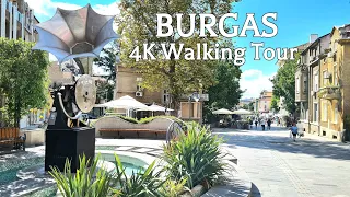 🇧🇬 Walking in BURGAS 4K, Bulgaria