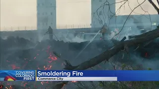 A Fire In Commerce City Is Still Smoldering After It Took Crews 5 Hours To Contain It