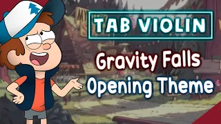 Gravity Falls Violín Tutorial / tutorial de violin / Tab Tutorial / Sheet Music violín / tabs