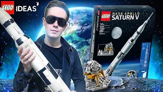 ЛЕГО Сатурн 5. Ракетно космическая система НАСА ЛЕГО?! LEGO IDEAS 92176. LEGO APOLLO SATURN V.
