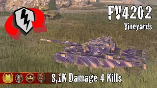 FV4202  |  8,1K Damage 4 Kills  |  WoT Blitz Replays