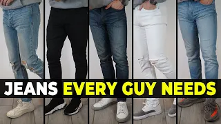 5 Types of Jeans EVERY GUY Needs to Own | Alex Costa