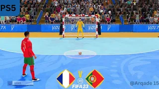 FIFA 23 | France vs Portugal | Penalty Shootout Futsal | Mbappe vs Ronaldo - Gameplay | PS5